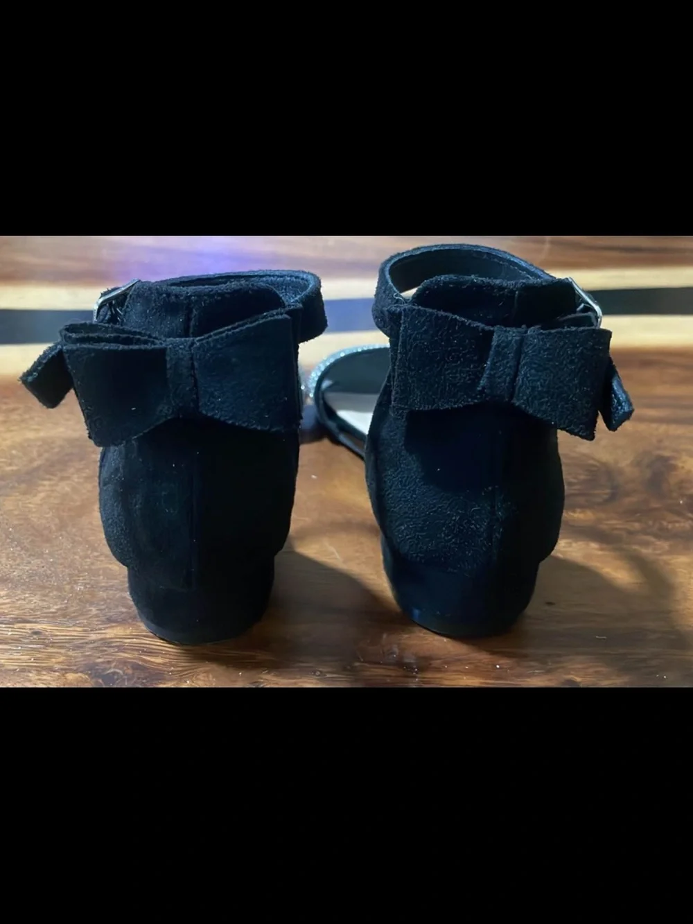 Mix No. 6 Black Crystal-Embellished Ankle-Strap Sandals